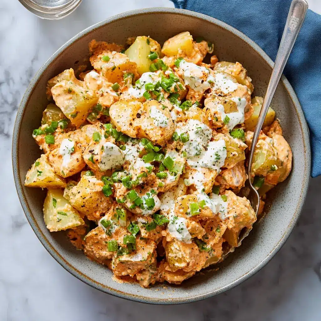 Buffalo Potato Salad: Bold Flavor Meets Classic Comfort 6 buffalo potato salad recipe card