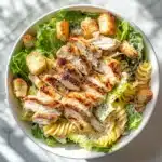 Chicken Caesar Pasta Salad – Creamy, Easy, Family Favorite 5 serving chicken caesar pasta salad