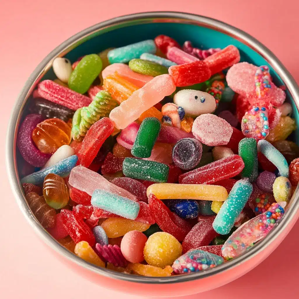 Candy Salad Recipe: A Sweet and Fun Twist on Fruit Salads 6 Candy Salad Recipe Card with Ingredients and Instructions