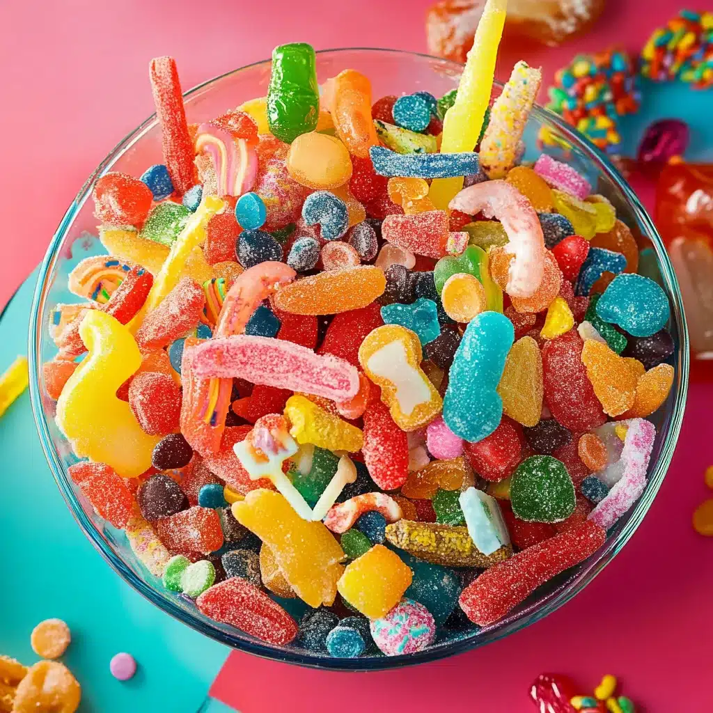 Candy Salad Recipe: A Sweet and Fun Twist on Fruit Salads 4 Candy Salad Recipe with Gummy Bears, Sour Patch Kids, and Fresh Fruit