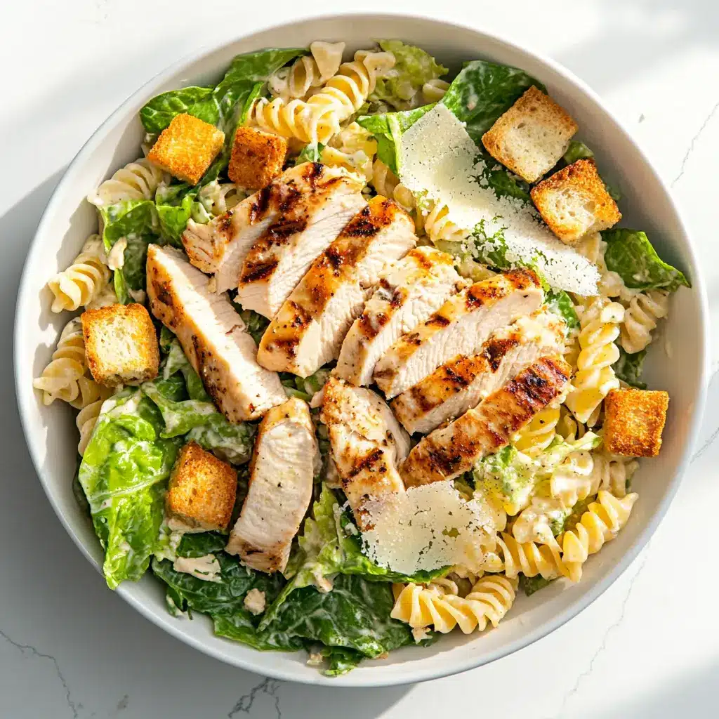 Chicken Caesar Pasta Salad – Creamy, Easy, Family Favorite 4 chicken caesar pasta salad