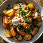 Chili Crisp Potato Salad: A Bold Twist on a Classic Favorite 5 Recipe card for chili crisp potato salad with ingredients and step-by-step instructions.