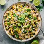 The Origins and Inspiration of Creamy Mexican Street Corn Pasta Salad 5 Creamy Mexican street corn pasta salad recipe card with fresh ingredients and easy-to-follow instructions.