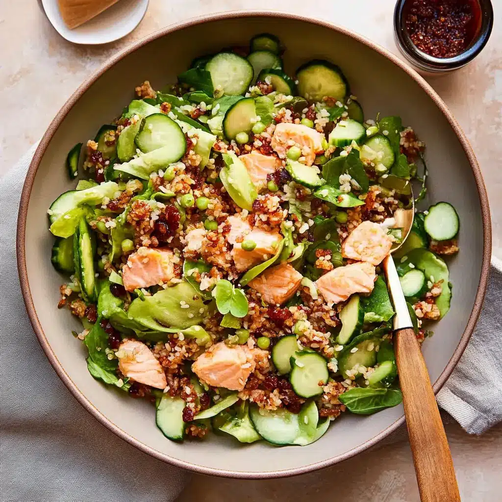 Crispy Rice Salmon Salad That’s Creamy, Crunchy & Flavor-Packed 4 Crispy rice salmon salad bowl with avocado and cucumbers