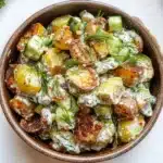 Crispy Smashed Potato Salad – Creamy, Crunchy & Fresh 5 Full Crispy Smashed Potato Salad recipe card layout