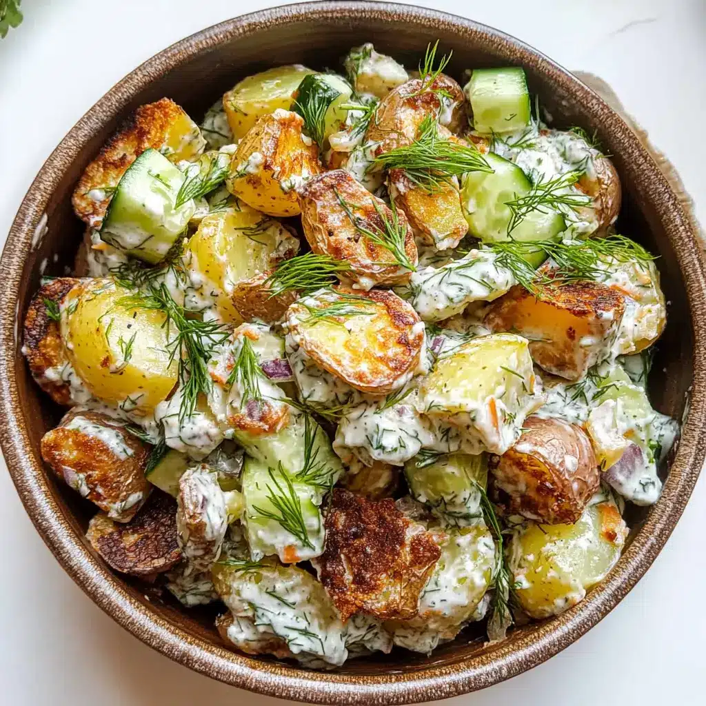 Crispy Smashed Potato Salad – Creamy, Crunchy & Fresh 6 Full Crispy Smashed Potato Salad recipe card layout
