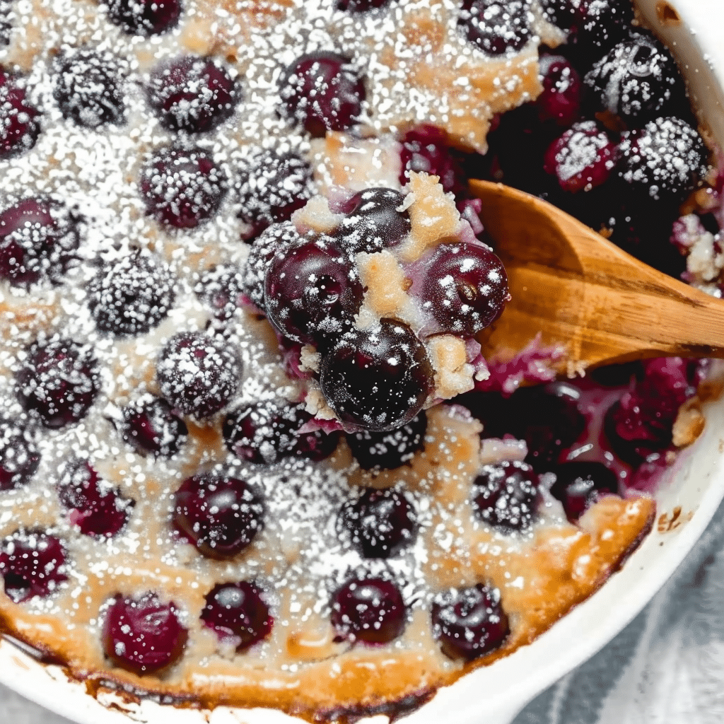 Decadent Cherry Clafoutis Recipe – A French Classic to Delight Your Tastebuds 5 Decadent Cherry Clafoutis served with powdered sugar