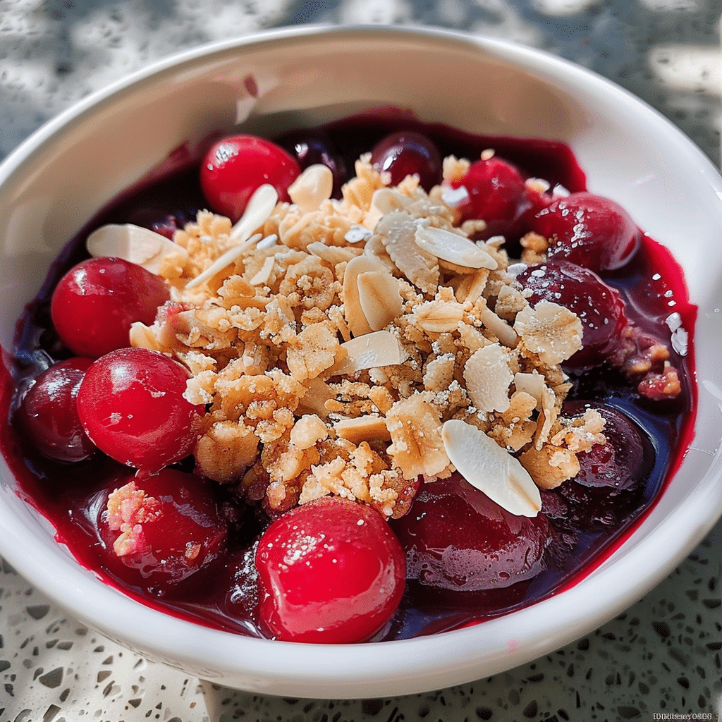 Easy Homemade Cherry Crumble Recipe – A Simple & Delicious Dessert 3 Easy Homemade Cherry Crumble Recipe – Delicious and Warm Dessert