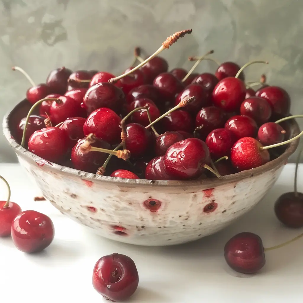 How to Pit Cherries Without a Cherry Pitter: Easy Methods You’ll Love 1 Fresh cherries in a bowl, perfect for pitting.