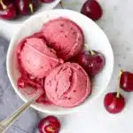 Fresh Cherry Sorbet Recipe: A Refreshing & Creamy Dessert 5 Fresh Cherry Sorbet recipe card with ingredients, instructions, and a vibrant image of the sorbet.
