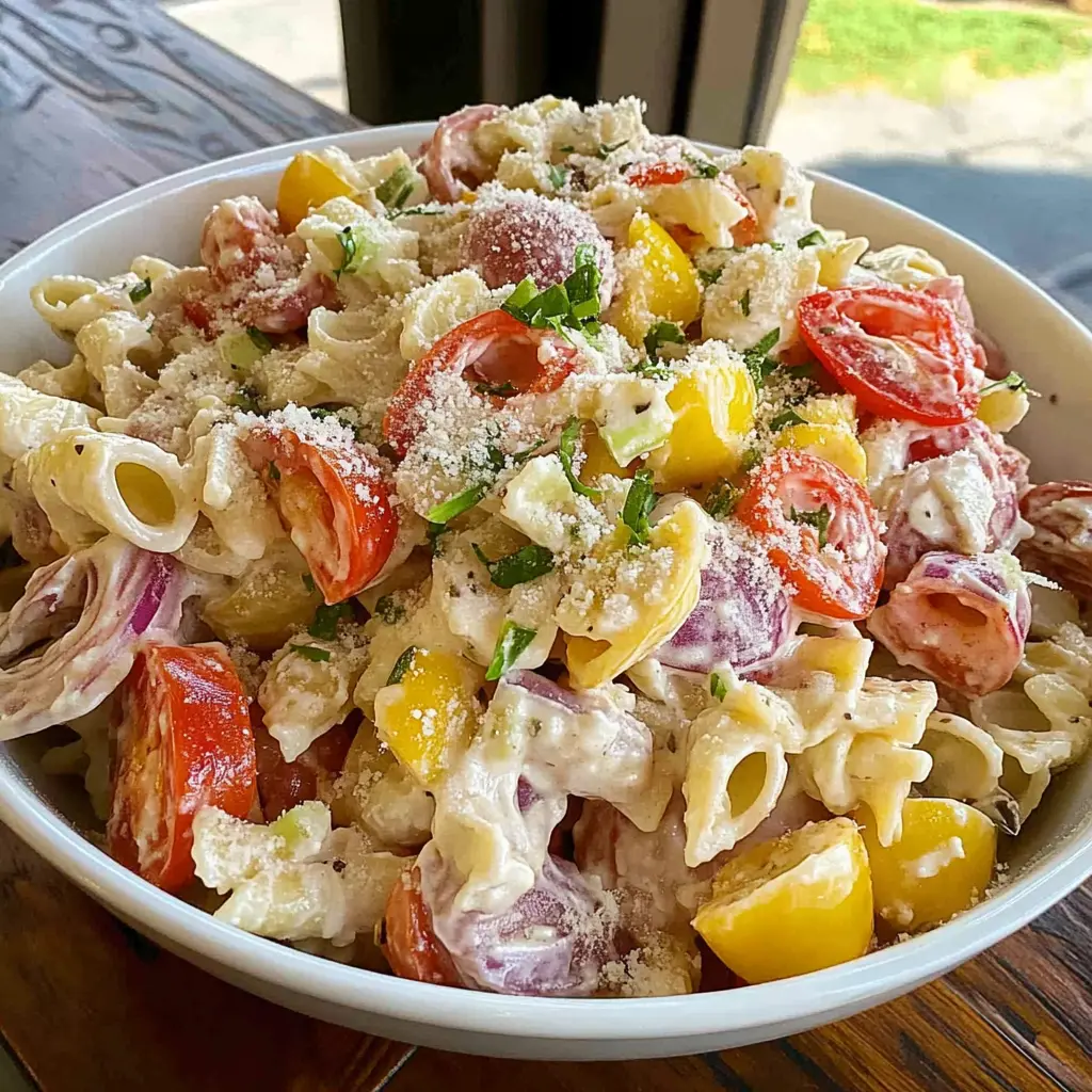 Grinder Sub Pasta Salad with Tortellini – The Creamy Deli Classic Reimagined 4 Grinder Sub Pasta Salad with Tortellini – Creamy, colorful pasta salad