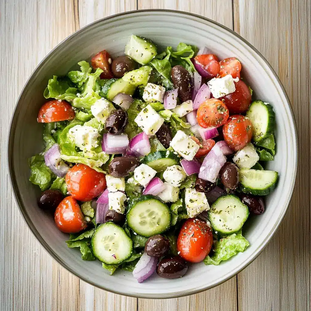 Lettuce for Greek Salad: A Fresh and Flavorful Twist 3 Lettuce for Greek salad with fresh vegetables, feta cheese, and olives