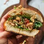 Marry Me Chicken Salad Sandwich – A Flavorful Twist on the Classic Chicken Salad 5 Marry me chicken salad sandwich recipe card with step-by-step instructions.