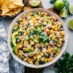 Mexican Street Corn Pasta Salad: A Flavorful and Irresistible Twist on Classic Comfort 6 Final mixed Mexican Street Corn Pasta Salad with creamy dressing