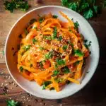 Raw Carrot Salad Recipe – Crunchy, Healthy & Hormone-Boosting 5 Raw carrot salad with recipe card