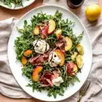 Arugula Peach and Burrata Salad: A Refreshing Summer Delight 4 Arugula Peach and Burrata Salad recipe card