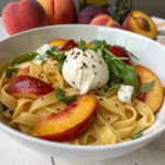 Peach Burrata Pasta Salad Recipe: A Fresh and Creamy Summer Delight 5 Peach Burrata Pasta Salad Recipe Card