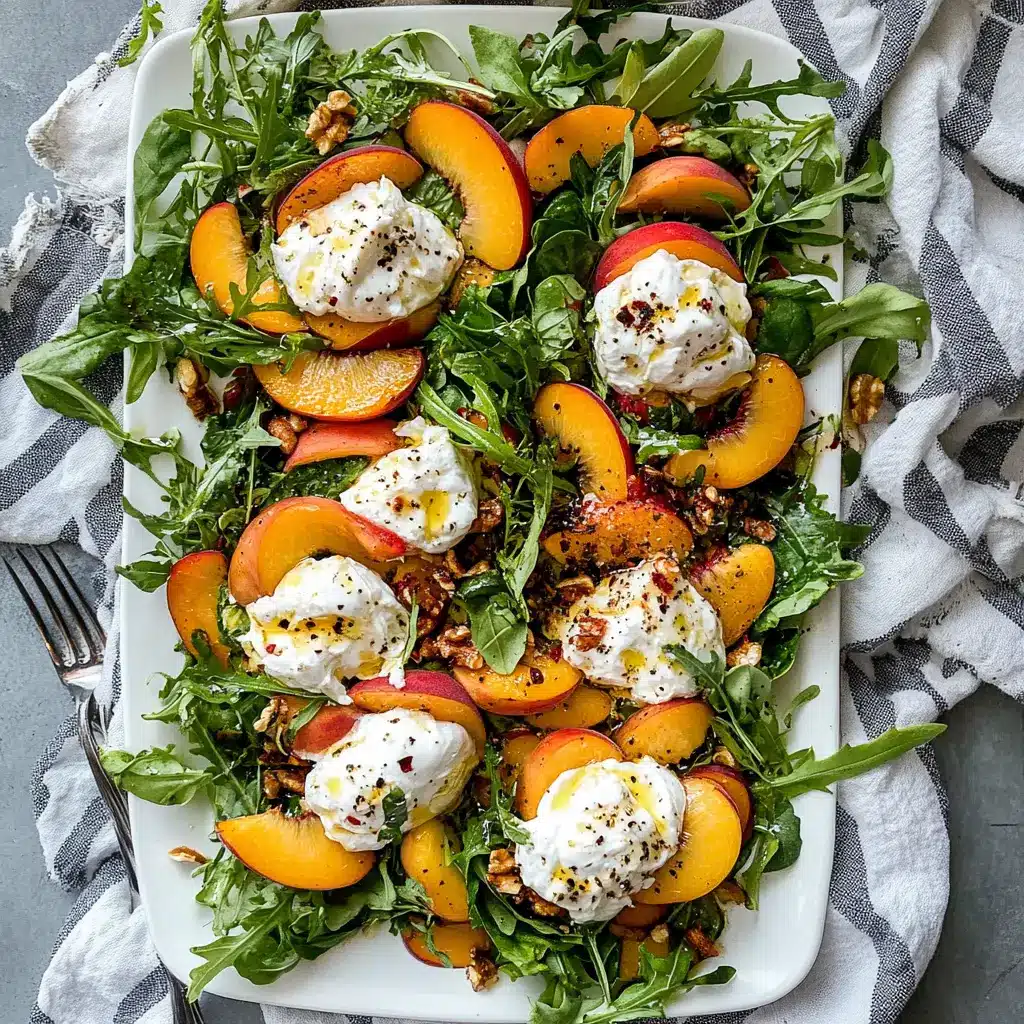 Peach Burrata Salad: The Ultimate Summer Dish 6 Recipe Card for Peach Burrata Salad with ingredients and instructions