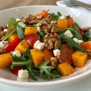Fall Salad: A Vibrant, Seasonal Delight 1 Fall Salad with Tomatoes and Bell Peppers