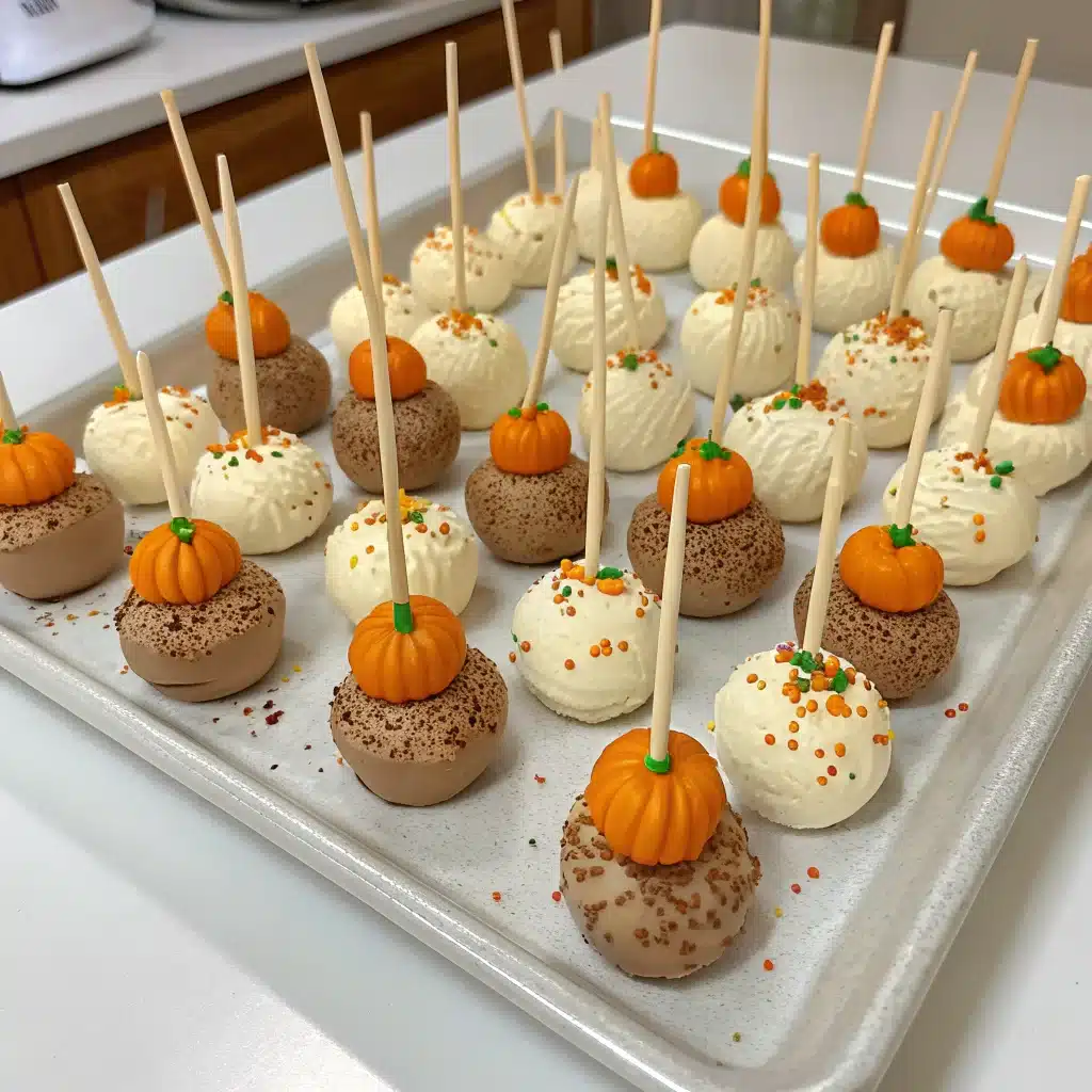 pumpkin cake pops