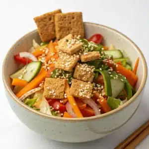 Crispy Rice Salad Recipe | Fresh, Flavorful & Easy Salad Idea for Dinner or Lunch 1 Crispy Rice Salad Recipe